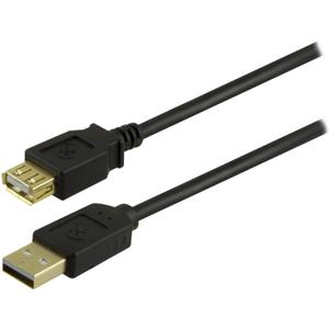 GE home electrical GE 6 ft. USB Extension Cable, Extend the Length of a USB Cable, USB-A Male to USB-A Female, for Laptop, Printers, USB Hubs, and More, Black, 34505