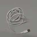 Belkin BoostCharge Braided Lightning Cable - 6.6ft/2M - MFi Certified Apple iPhone Charger USB to Lightning Cable 6ft - iPhone Cable - iPhone Charger Cable - Apple Charger - USB Phone Charger - White