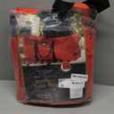 ZOBER 600D Oxford Fabric Rolling Christmas Tree Storage Bag - Fits 7.5 Ft Artificial Trees - Waterproof Christmas Tree Bag For Storage Box For Xmas, Durable Handles and Wheels - Card Slot - Red