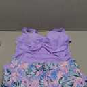 B2prity Women's Tankini Swimsuit Tummy Control Ruched Two Piece Bathing Suit with Shorts Push Up Modest Swim Suits, L