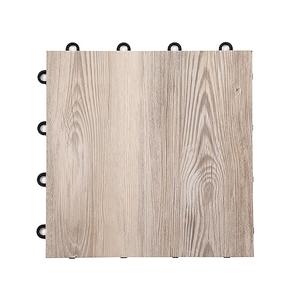 IncStores 3/ 8 Inch Thick Practice Dance Floor Tiles | Printed Plastic Dance Flooring for Practice and Performance of Countless Dance Styles (Beachwood, 28-12" x 12" Tiles)