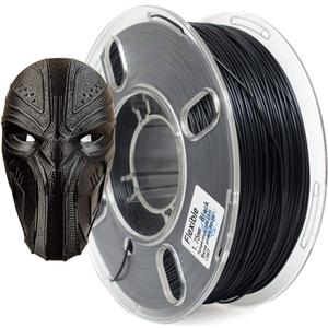 TPU Filament PRILINE,98A TPU Flexible Soft 3D Printer Filament 1KG 1.75mm Spool,Black