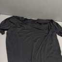 Kanu Surf Men's Swim Shirt with Short Sleeves  UPF 50+ Rash Guard Quick-Dry Fabric (3X, Black)