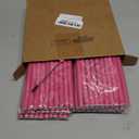 WILLBOND 60 Pieces Flexible Curling Rods Hair Curlers Rollers Twist Flexi No Heat Rods Rollers for Long Short Hair Women(0.3 x 7 Inch,Pink)