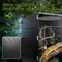 25 Gallon Reptile Tank Enclosure,16x16x24 Reptile Terrarium Acrylic Front Opening with Metal Translucent Mesh Top for Crested Gecko Lizards, Snakes, Chameleon