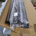 Zinus Upholstered Metal and Wood Box Spring, 4 Inch Mattress Foundation, Easy Assembly, Fabric Paneled Design, King, Grey