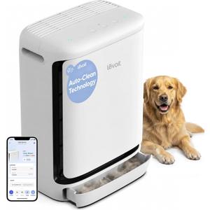 LEVOIT Smart Pet Air Purifier for Home Pets Large Room, Vital Pet Pro,White
Auto-Clean Pre-Filter, Dual Sensors for Floating Pet Hair, Allergens, High-Carbon Filter for Dander, Odor, Remote APP Control