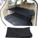 Rear Trunk Security Cargo Luggage Shade Cover Compatible with Nissan Pathfinder 2013-2018, Rear Cargo Cover Rear Trunk Security Shade Luggage Cover Accessories