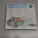 ZIGJOY Baby Transitional Swaddles for Newborns: 0.5 Tog Arms Up Sleep Sack 3-6-12 Months Soft Cotton Shark Fin 2 Way Zipper