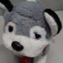 WorWoder Plush Alaska Toy Puppy Electronic Interactive Pet Dog - Walking, Barking, Tail Wagging, Stretching Companion Animal for Kids (Alaska Dog)