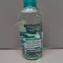 Garnier Micellar Water with Hyaluronic Acid, Facial Cleanser & Makeup Remover, Hydrating and Plumping, For All Skin Types, Vegan, Cruelty Free, 13.5 Fl Oz (400mL), 1 Count