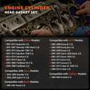 LS 5.3 Head Gasket Kit Compatible with Chevy GMC 2005-2014 5.3L V8 Engine