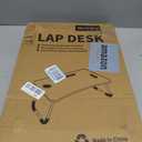 23" Foldable Lap Desk for Laptop Writing w/Cup Holder Black