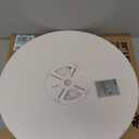 20 Inch Round LED Ceiling Light with Triac Dimming & 3 CCT Options (3000K/4000K/6500K) - 40W Super Slim Flush Mount Panel for Bedroom, Kitchen, Hallway, Garage & Office