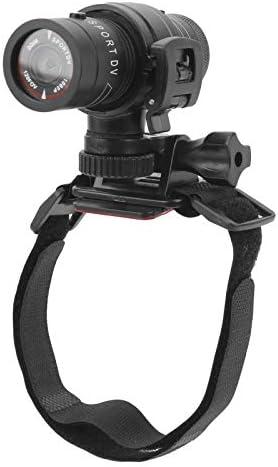 Luqeeg Motorcycle Helmet Camera, Motorcycle Video Recorder, 1080P Full DV DVR Riding Recorder Cycling Helmet Camera Bike Camera with Mic for Outdoor Wilderness, Extreme