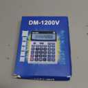 Desk Calculator 12 Digit Extra Large LCD Display, Touch Comfortable with Big Buttons, PXY Two Way Power Battery and Solar Standard Function Office Calculators