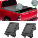 Moonlinks Bed Rail Stake Pocket Covers Compatible with Dodge Ram 1500 2500 3500 2009-2018,Rear Truck Tonneau Covers Stake Holes Caps Plugs (2 PCS)