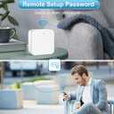 Veise G2 Gateway, Smart Deadbolt Wi-Fi Gateway, Remote Control, Compatible with DD Lock APP and TT Lock APP Remote Control