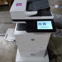 HP LaserJet Enterprise MFP M635fht Monochrome All-in-One Printer with Built-in Ethernet, 2-Sided Printing, Extra Paper Tray & Wheeled Stand (7PS98A)