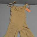 FeelinGirl Shapewear Bodysuit Tummy Control Seamless Sculpting Hip Enhancer Body Shaper for Women Size M/L,  Khaki