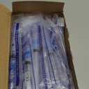 100 Pack 3ml Syringes with Needle 23Ga 1 Inch,Disposable Luer Lock Syringe for Liquids Dispensing,Scientific Labs