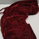 Sophia-Art Christmas Tree Skirt, Luxury Velvet Plush Skirt, Xmas Decoration Holiday Party Dcor, Soft Velvet Home Dcor Merry Christmas Party Christmas Tree Decorations (Maroon,48 Inch)