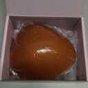 Lolaura Double Sided Sticky Bra Inserts Invisible Push Up Adhesive Bra for Bikini, Backless Dress and Wedding Outfits (Caramel)  Large (Fits D Cups)