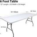 BDDC Table Covers for 6 Foot Tables, Black Washable and Wrinkle Resistant Stretch Tablecloths Rectangle 6ft for Events, Wedding, Banquets, Parties