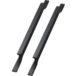 Kitchen Cabinet Pulls– 5 Pack Long Handles for Kitchen Cabinets, Drawers, Dressers, and Furniture – Durable Hardware for Modern Home Upgrades (Black, 13.86 Inches Hole Spacing)