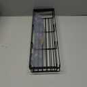 Moforoco Large Shower Caddy Shelf Organizer Rack, Self Adhesive Black Bathroom Shelves Basket, Home Farmhouse Wall Inside Organization and Storage Decor Rv Accessories