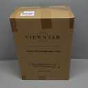 viewstar Bed Pillows Queen Size Set of 2, Hotel Collection, Down Alternative Soft Pillow for Back, Stomach or Side Sleepers, Striped White