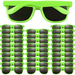 FEPITO Party Sunglasses Kids Sunglasses Bulk for Birthday Party supplies (Green)
