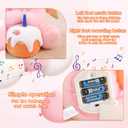 Recordable Dancing & Singing Angel Teddy Bear with Flapping Wings, Personalized Plush Gift for Kids, Parents & Loved Ones, Birthday, White 12.5