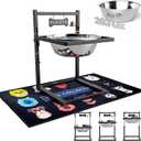 SHAINFUN 203oz Elevated Dog Water Bowl for Large Dogs with mat, Adjustable Height 10-17.8in, Tall Raised Dog Water Stand