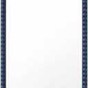 Mirrors, Solid Wood Beads Frame, Rectangular, 24" X 32" (Navy Blue)