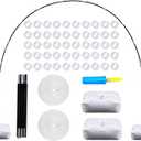 Adjustable Balloon Arch kit with Base, 9Ft Tall &10Ft Wide Adjustable Balloon Arch Stand Party Backdrop Decoration Tool for Wedding Birthday Baby Shower Halloween Christmas Party