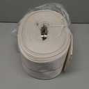 Pool Backwash Hose 4"x100 ft Heavy Duty PVC Discharge Hose for Swimming Pool with 2 Clamps General Purpose Lay-Flat Pump Drain Pipe for Garden Irrigation White