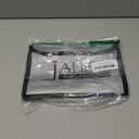 2 Pack Fireproof Money Bag (9.5x6.5''), Non-itchy Waterproof Fireproof Bag with Zipper, Small Fire Proof Money Bag for Cash, Valuables, Passport, Currency & Keys (Black & Grey)