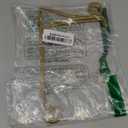 10 Inch Display Plate Stand with Folding Design, Metal Plate Holder for Tables, Picture Easel for Home Decoration, Photo Frame Stand, 10'' Gold