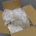 48Pcs Artificial Wisteria Flowers 3.6 Feet/Piece White Dense Artificial Fake Wisteria Vine Ratta Hanging Garland Silk Flowers String Home Party Wedding Decor(White-Dense)