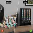 LifeMoreasy K Cup Holder Creative Coffee Pods Storage Stand Vending-Style K Pod Dispenser K Cup Organizer for 28 Pods