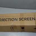 Portable Projector Screen with Stand, Outdoor Movie Screen, 80 Inch 16:9, Light-Weight, Mobile and Compact, Easy Setup and Carrying, Projection Screen with 1.2 Gain Glass Fiber, Idea for Home Cinema.