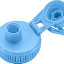 Spout Lid for Hydro Flask Wide Mouth Sport Water Bottles,Replacement Lids for Most 12,14,16,18,20,22,32,40,64oz Wide Mouth Water Bottles with Handle Easy to Carry (Sky Blue)