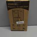 Mesh Screen with Magnetic Closure-Keeps Bugs Out Let Breeze in, Heavy Duty - Pet and Kid Friendly, Works with Front, Sliding Doors (38 x 82 Inch) (Black)