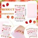 Ctosree 50 Sets Strawberry Baby Shower Favors for Guests a Berry Sweet Baby Is on the Way Seed Packets Include Self-adhesive Seed Packets Flowerpot Thank You Tags Organza Bags for Gender Reveal Party