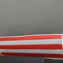 Dunzy 2 Pcs Valentine's Day Doormats Layered Front Door Mats Non Slip Floor Coir Rugs Red and White Stripe XOXO Doormats for Porch Entryway Indoor Outdoor Home Decor