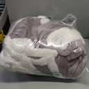 Electric Heated Blanket Twin Size 62x84 Inch - Super Soft Flannel, 10 Heat Settings, 1-12H Auto Shut Off, Machine Washable, Safe for Overnight Use (Purple)