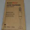 Bonsenkitchen Hand Blender, Immersion Blender with 2 Mixing Speed, Electric Handheld Mixer Portable Stick Mixer with Stainless Steel Blades for Soup, Smoothie, Puree, Baby Food