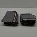 Lifewit 6 Pack Clothes Storage Bins with Lids, Foldable Blanket Storage Bags with Zippers, Clear Window and Reinforced Handles, Closet and Organization for Clothing, Sweater, Comforter, Bedding, Gray