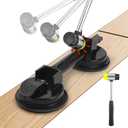 New Floor Gap Fixer Tool Includes Enhanced Suction Cup with Hammer Target & Rubber Mallet for Laminate Floor Gap Repair